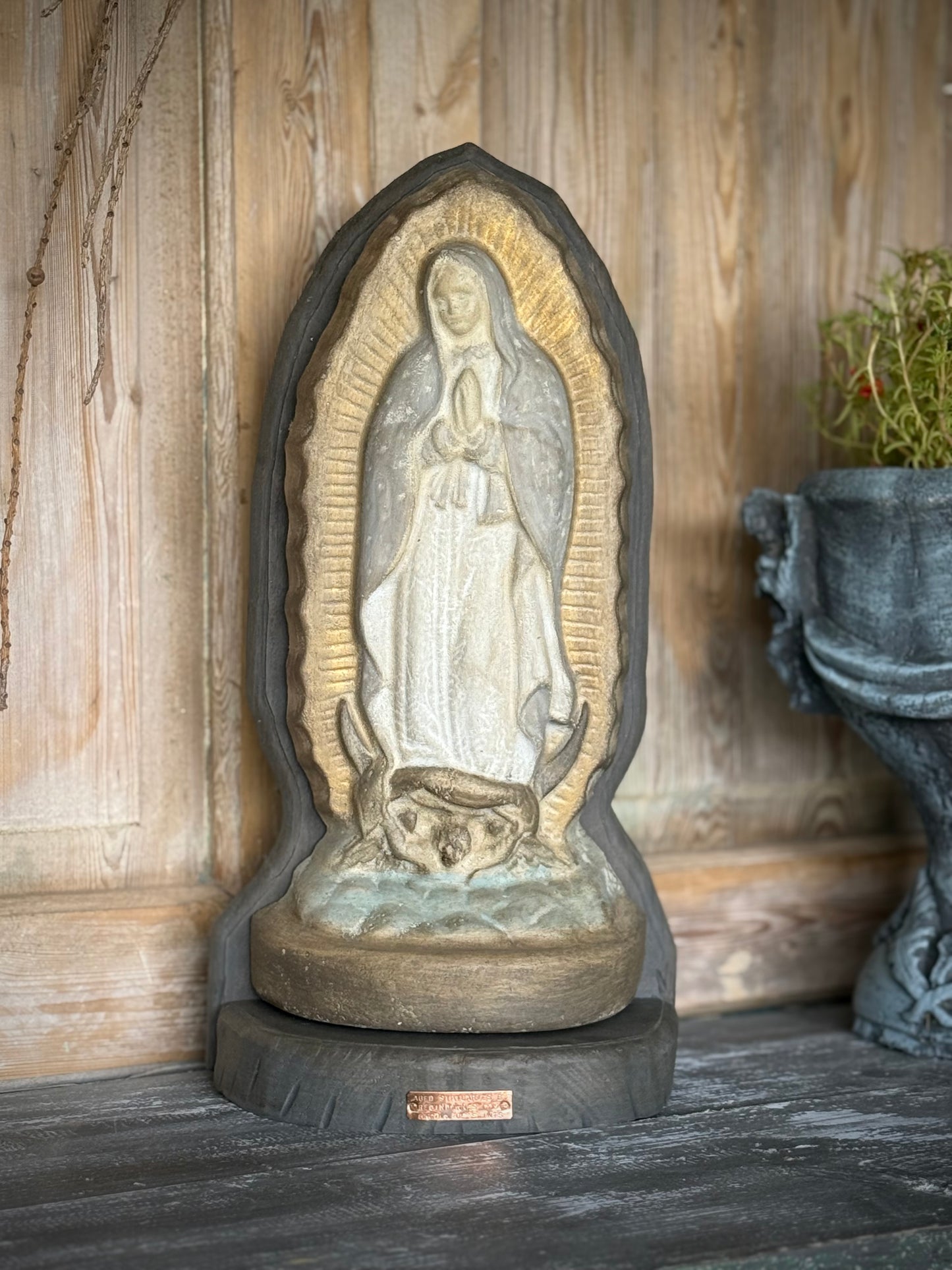 Our Lady of Guadalupe tabletop niche